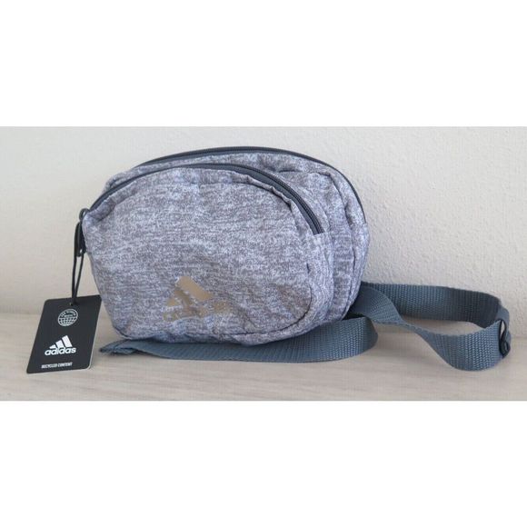 adidas LP7099 Unisex Jersey Gray/Onix Gray Must Have Waist Fanny Pack - Picture 3 of 4